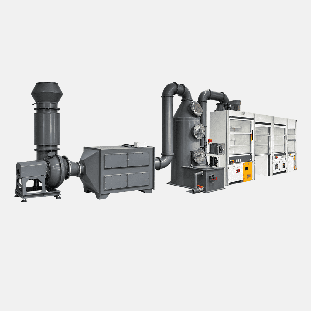 Fume hood with Air Scrubber 